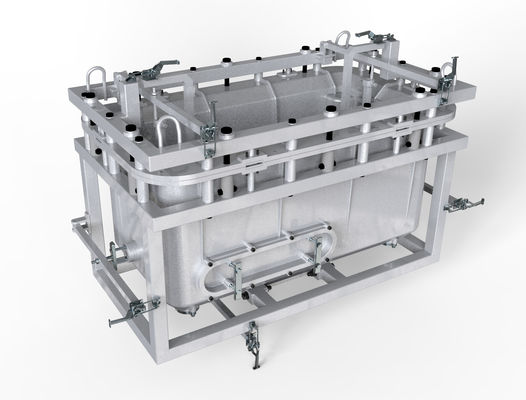 o molde rotatório fazendo à máquina de alumínio do CNC do bloco 6061T6 utiliza ferramentas de grande resistência