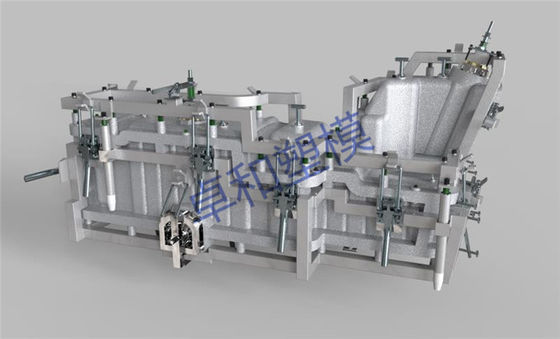 A anti oxidação rotomoldagem molda a estrutura completa para o depósito de gasolina do caminhão 255L