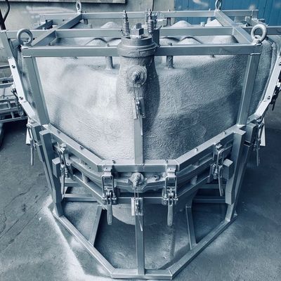 rotomoldagem de alumínio molda o molde do depósito de gasolina do NPT com quadro de aço dos tubos 40x40