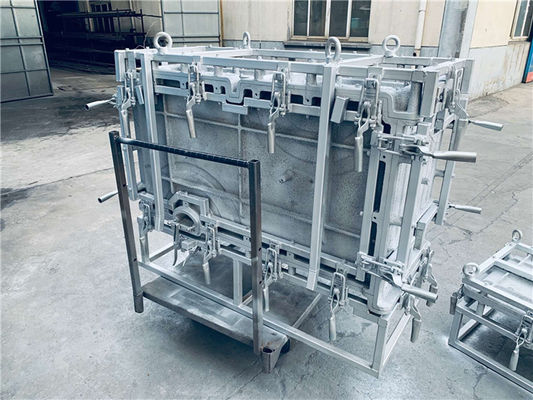 Do Bi fabricantes moldando rotatórios de alumínio do molde A356 Roto da caixa de gelo dos moldes 200l axialmente