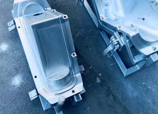 A carcaça fazendo à máquina 3d do CNC dos moldes rotatórios de alumínio imprime a eficiência alta da produção