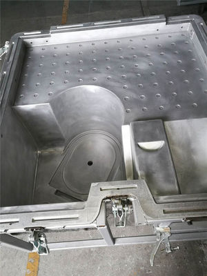 Moldes rotatórios de alumínio de A356 6061t6 com Matte Surface Texture For Seated Toliet portátil