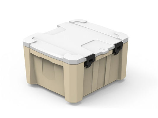 Rotomolded parte a caixa de gelo plástica do refrigerador 150L da parede dobro com sistema do fechamento