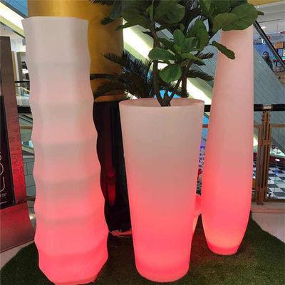 Shopping que ilumina o OEM do projeto do cliente do molde da resina do potenciômetro do HDPE da planta LLDPE dos plantadores de Rotomolded aceitável