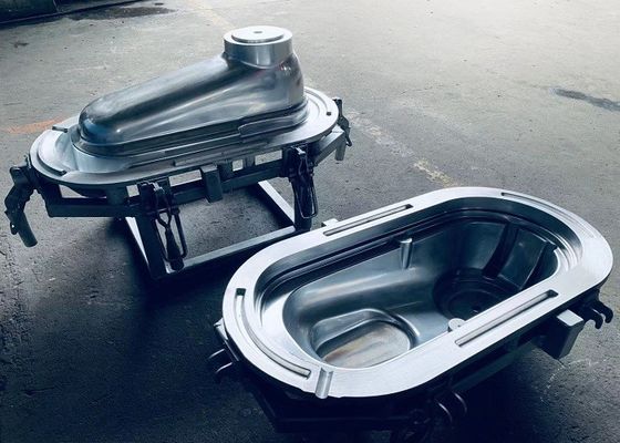 O molde portátil do toalete da textura do  personalizou a resistência de corrosão rotatória dos fabricantes do molde do tamanho