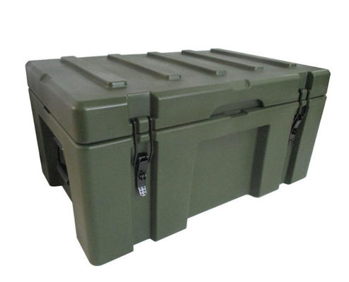 Estojos de ferramentas estilo militar à prova de choque Plástico rígido PE Resistência oxidativa Estojos moldados por roto