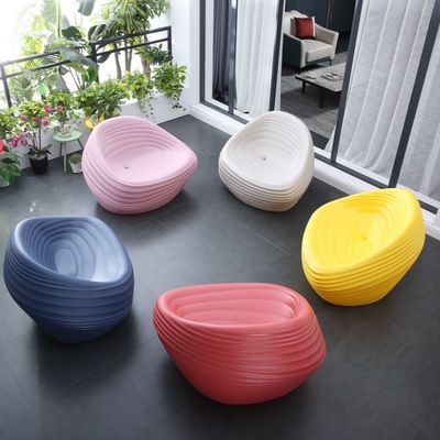 Cadeira de plástico Sea Shell Furniture PE Rotomolded Morden Design