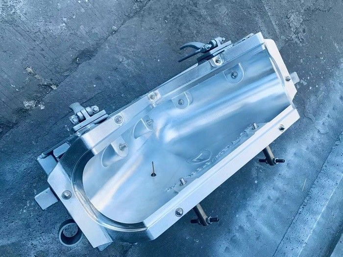 O molde 6061 T6 rotatório utiliza ferramentas a textura lisa terminada com pinos e linha de guia trabalho feito com ferramentas de projeto