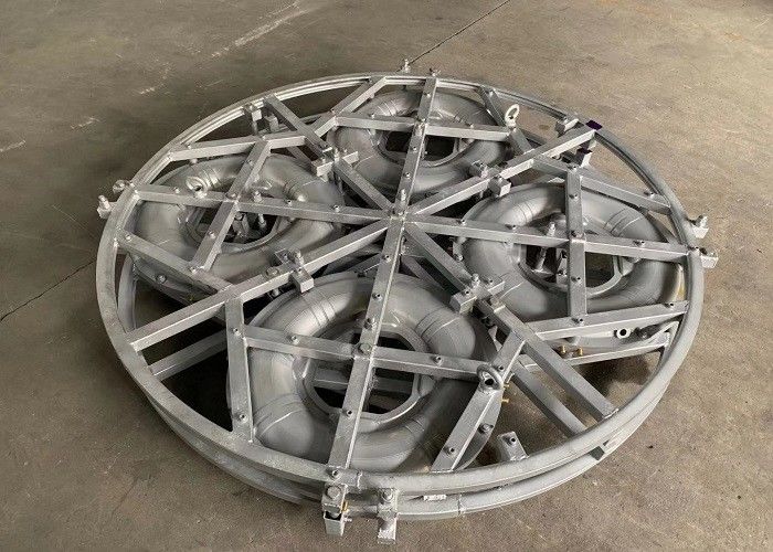 24 ferramentas moldando rotatórias do anel de vida 6061T6 da polegada para 3 medidores de máquina de rotomoldagem