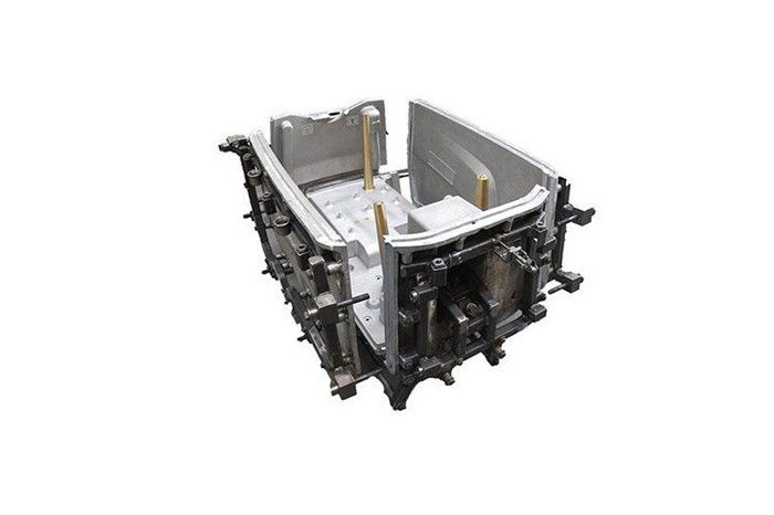 Moldes de rotomoldagem de caixa de rack projetados por slider com pinos de latão 8000 disparos longa vida útil do molde